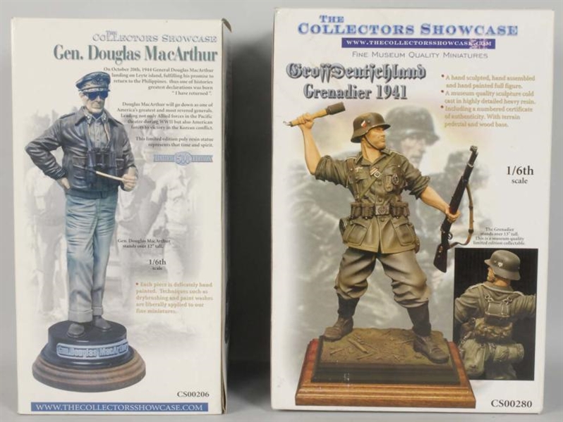 THE COLLECTORS SHOWCASE MILITARY FIGURES.         