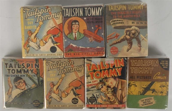LOT OF 7: TAILSPIN TOMMY BIG LITTLE BOOKS.        