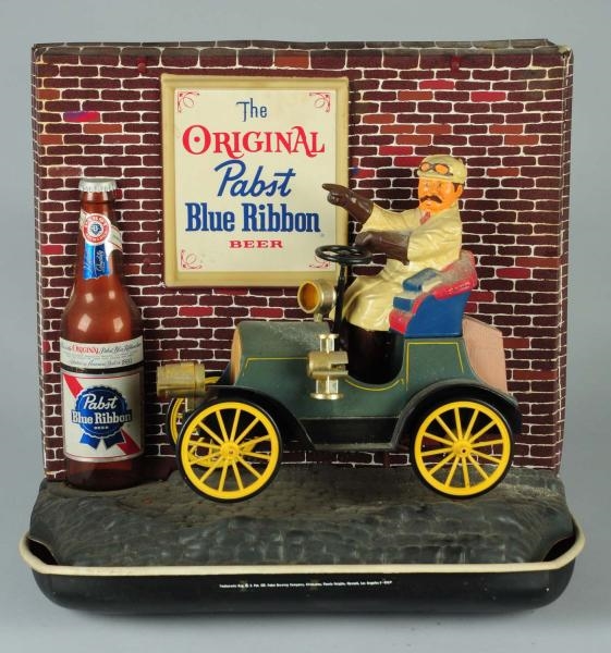 PABST BEER AUTOMOTIVE LIGHT UP ADVERTISING SIGN.  