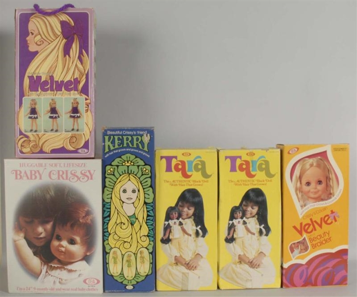 LOT OF IDEAL CRISSY & FAMILY DOLLS.               