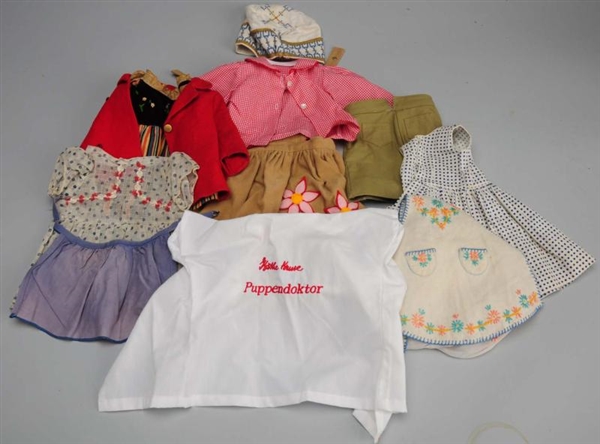 LOT OF CLOTHING APPROPRIATE FOR KATHE KRUSE DOLLS 
