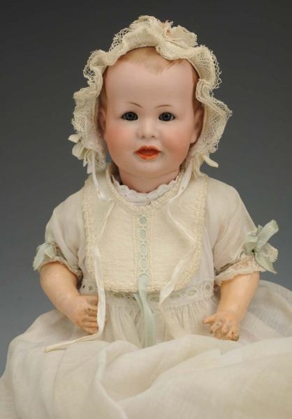 RARE GERMAN BISQUE CHARACTER DOLL.                