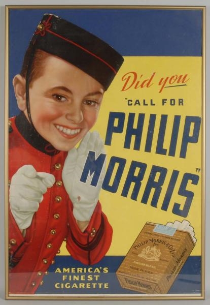 PHILIP MORRIS PAPER SIGN.                         