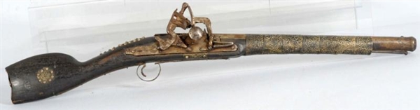 HEAVILY DECORATED BLUNDERBUSS.                    