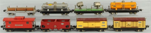 LOT OF 8: LIONEL O-GAUGE 2800 SERIES FREIGHT CARS 