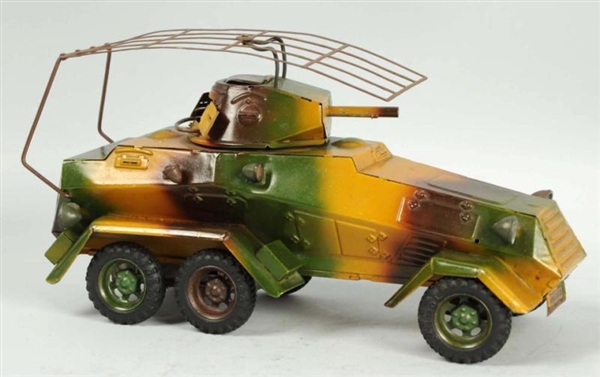 LINEOL 6-WHEEL CAMOUFLAGE ARMORED CAR.            