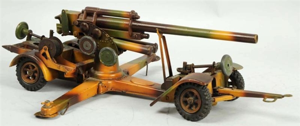 LINEOL CAMOUFLAGE TINPLATE FLAK 8.8 CANNON.       