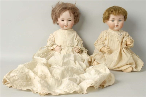 LOT OF 2: BISQUE CHARACTER BABIES.                