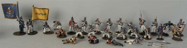 LOT OF 27: ASSORTED FIGURES FROM THE WAR OF 1812. 