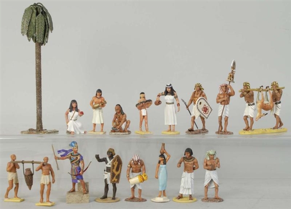 KING & COUNTRY & EGYPTIAN FIGURES.                