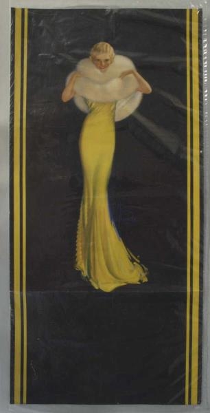 1930S LARGE CALENDAR TOP OR POSTER.               