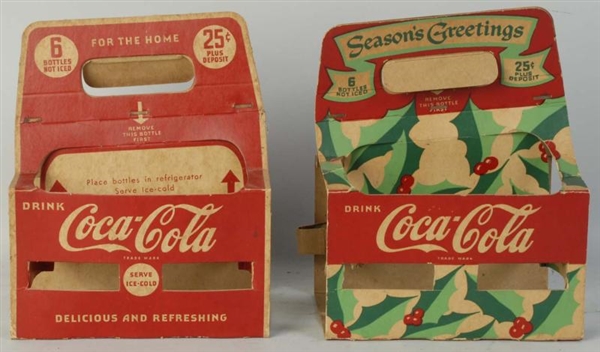 LOT OF 2: 1930S COCA-COLA CARRIERS.               