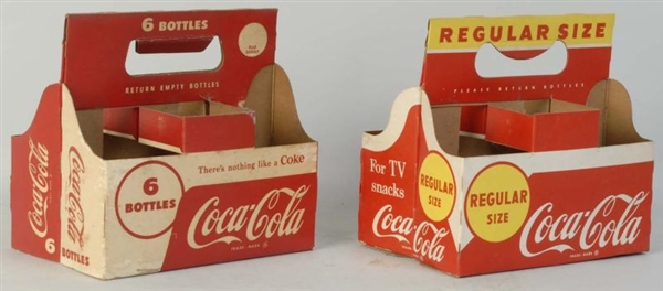 LOT OF 2: 1950S COCA-COLA CARRIERS.               