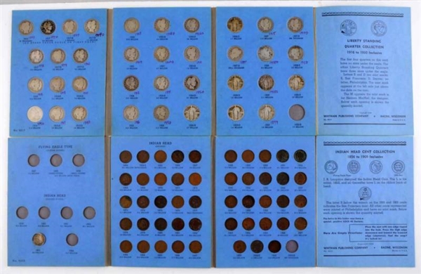 LOT OF 6: U.S. COIN ALBUMS.                       