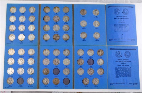 LOT OF 2: HALF DOLLAR COLLECTIONS.                