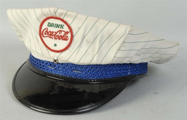 1950S-60S COCA-COLA DRIVERS HAT.                 