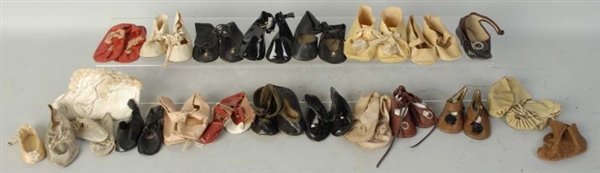 LOT OF DOLL SHOES.                                
