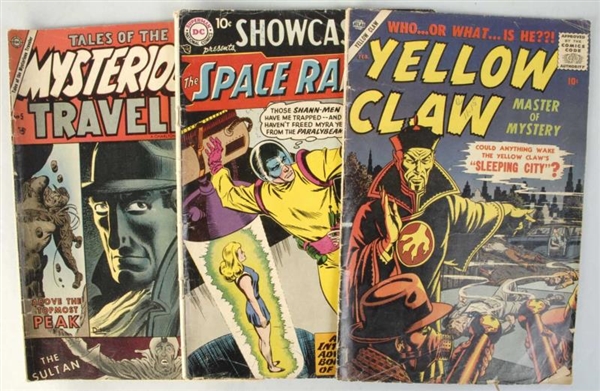 LOT OF 3: GOLDEN AGE COMIC BOOKS.                 