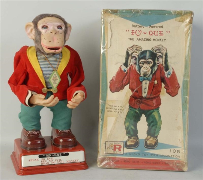 JAPANESE BATTERY-OPERATED "HY-QUE" TOY.           