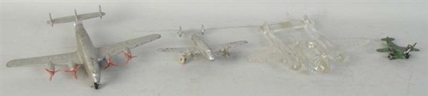 LOT OF 4: VINTAGE TOY AIRPLANES.                  