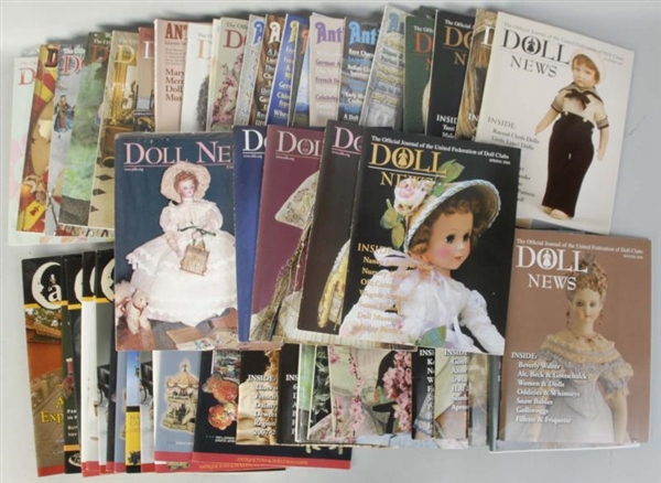 LOT OF 53: DOLL MAGAZINES.                        