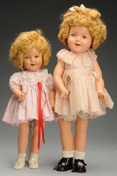 LOT OF 2: IDEAL SHIRLEY TEMPLE DOLLS.             
