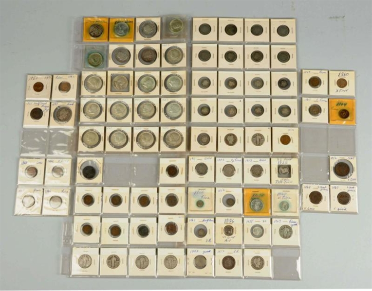 LARGE LOT OF U.S. TYPE COINS.                     
