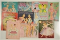 LOT OF 10: BALLET THEME PAPER DOLL SETS.          