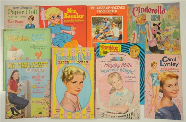 LOT OF OVER 50: 1960-1970S PAPER DOLL SETS.       