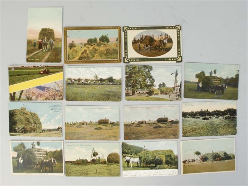 LOT OF 400+  AGRICULTURAL POSTCARDS.              