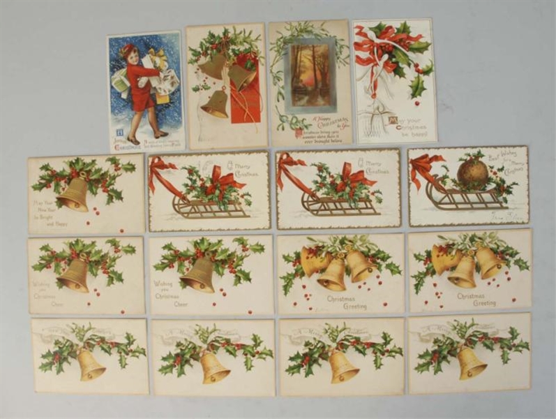 LOT OF 300+ HOLIDAY POSTCARDS.                    