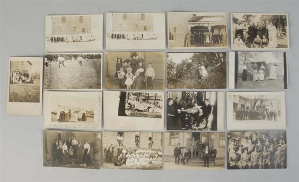 LOT OF 200+ REAL PHOTO POSTCARDS.                 