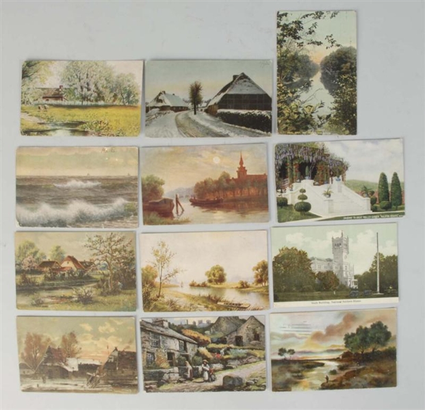 LOT OF 800+ ASSORTED POSTCARDS.                   