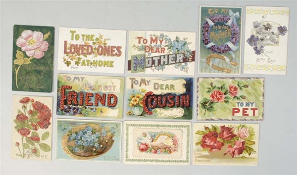 LOT OF 1300+ GREETING POSTCARDS.                  