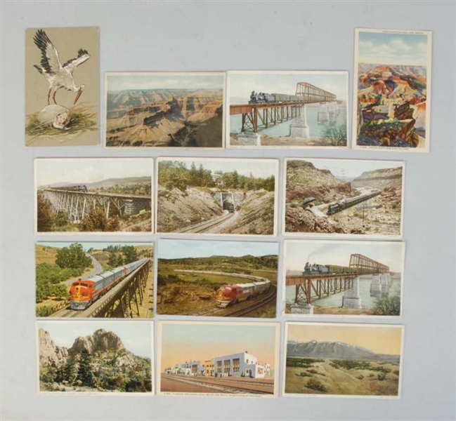 LOT OF 1500+ ASSORTED POSTCARDS.                  
