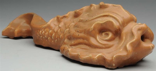 CERAMIC FIGURAL DOLPHIN WITH OPEN MOUTH.          