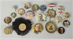 LOT OF 20: ASSORTED 20TH CENTURY PINBACK BUTTONS. 