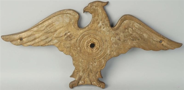CAST IRON EAGLE WITH SPREAD WINGS TARGET.         