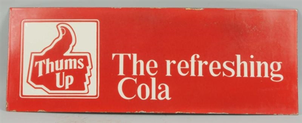 THUMBS UP COLA PORCELAIN SIGN.                    