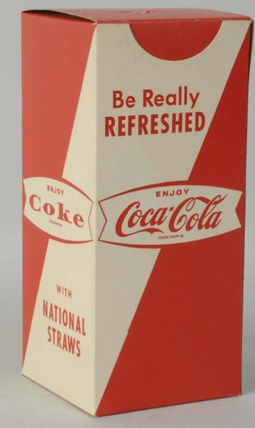 1960S COCA-COLA STRAW BOX.                        