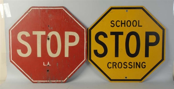 LOT OF 3:ROAD SIGNS.                              