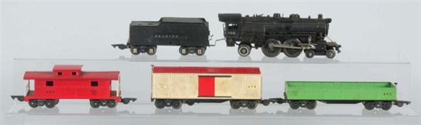 AMERICAN FLYER S GAGE FREIGHT TRAIN SET.          