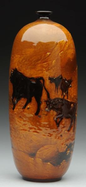 ROYAL DOULTON EARLY PIECE WITH CATTLE.            