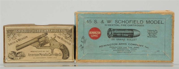 LOT OF 2: BOXES OF AMMUNITION.                    