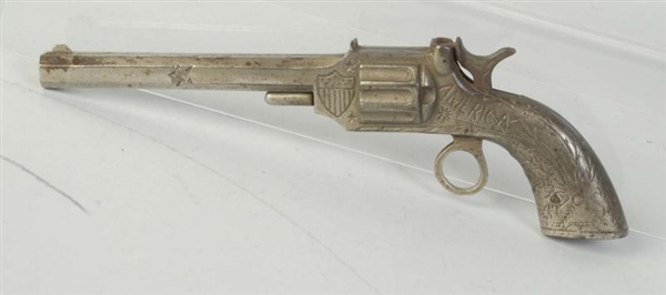 AMERICA CAST IRON CAP GUN.                        