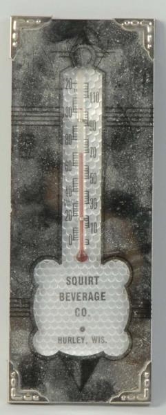 SQUIRT BEVERAGE CO. THERMOMETER.                  