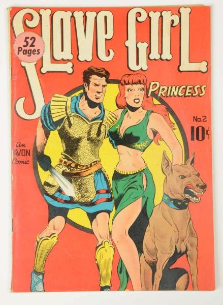 1949 SLAVE GIRL PRINCESS COMIC BOOK #2.           