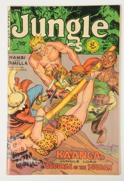 1951 JUNGLE KAANGA COMIC BOOK #133.               