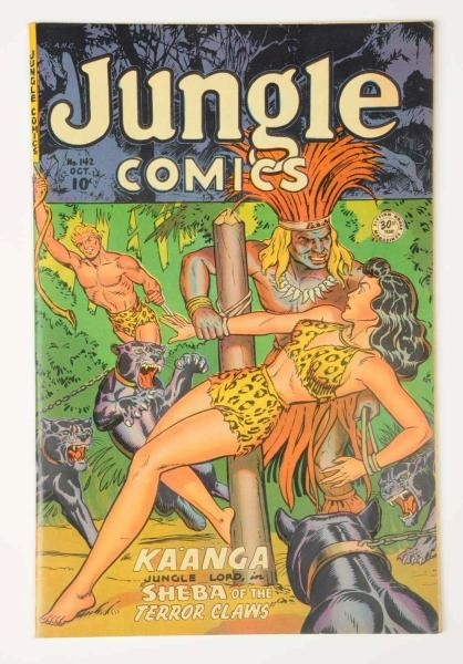 1951 JUNGLE KAANGA COMIC BOOK #142.               