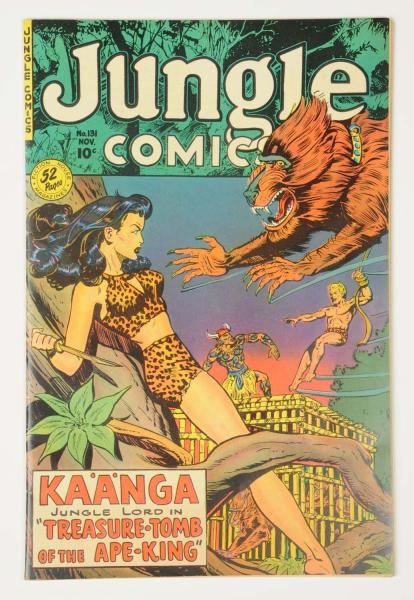 1952 JUNGLE KAANGA COMIC BOOK #131.               